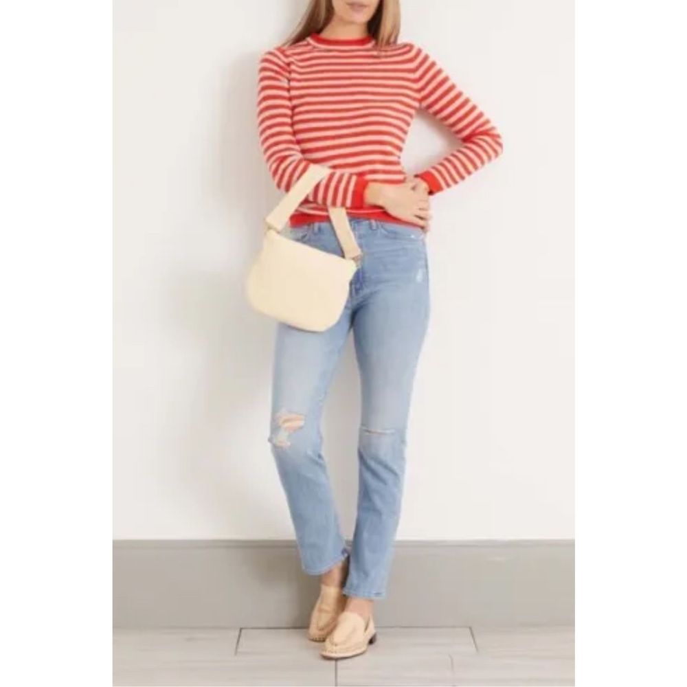 New Free People MOTHER High Waisted Rider Skimp Jean in Dreamer Size 28
